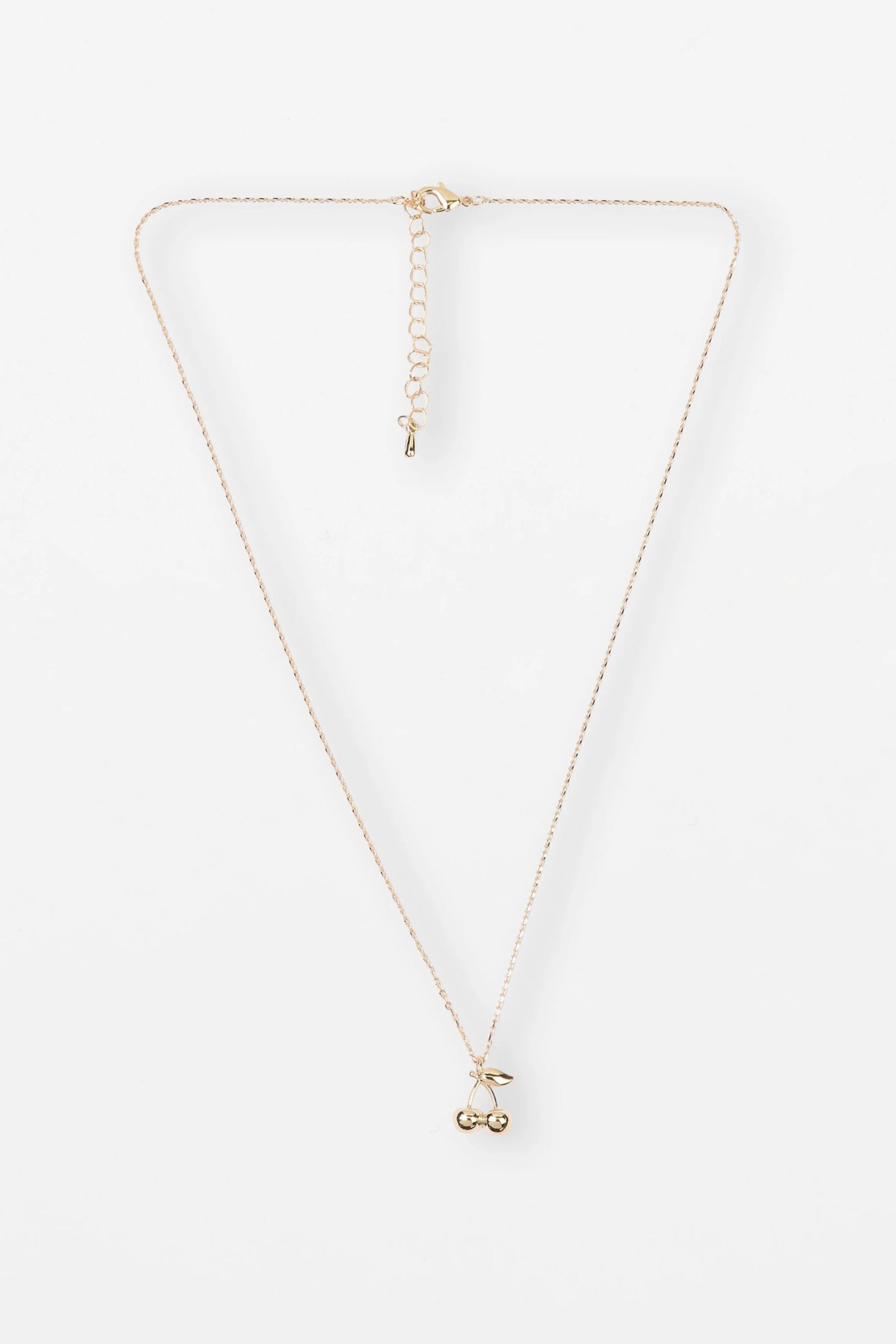 STELLA + GEMMA NECKLACE - GOLD CHERRIES - THE VOGUE STORE