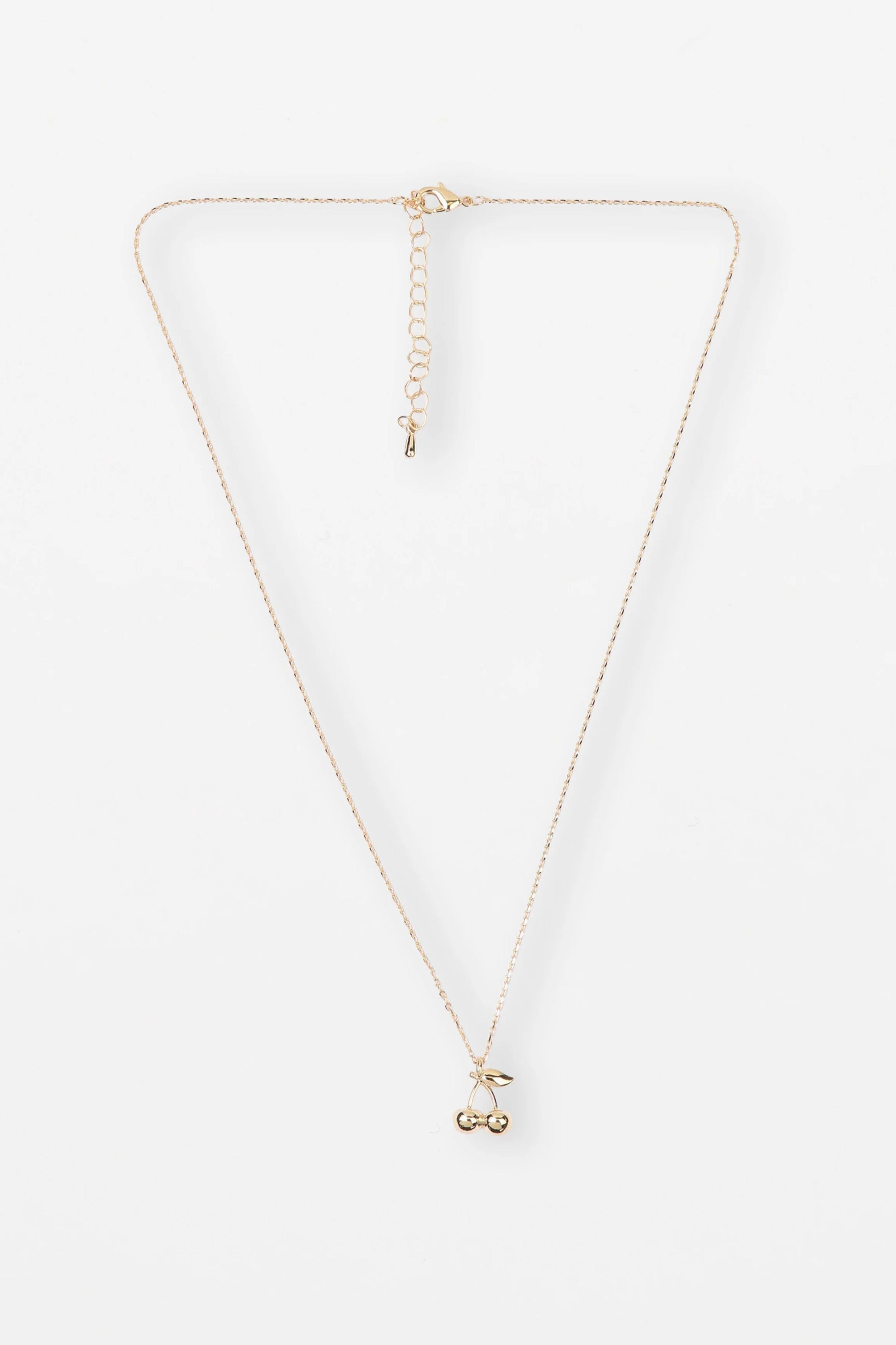 STELLA + GEMMA NECKLACE - GOLD CHERRIES - THE VOGUE STORE
