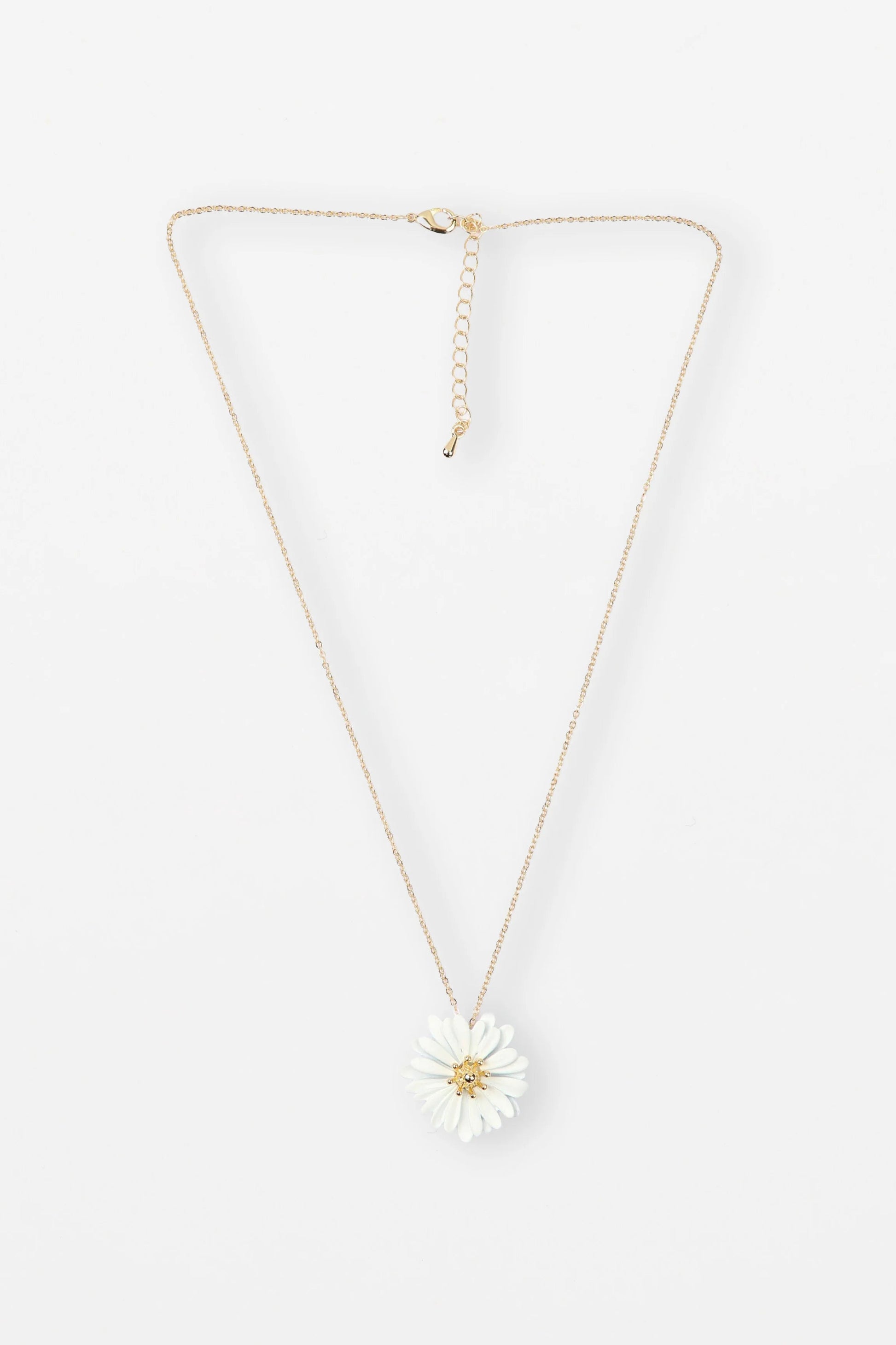 STELLA + GEMMA NECKLACE - WHITE DAISY - THE VOGUE STORE