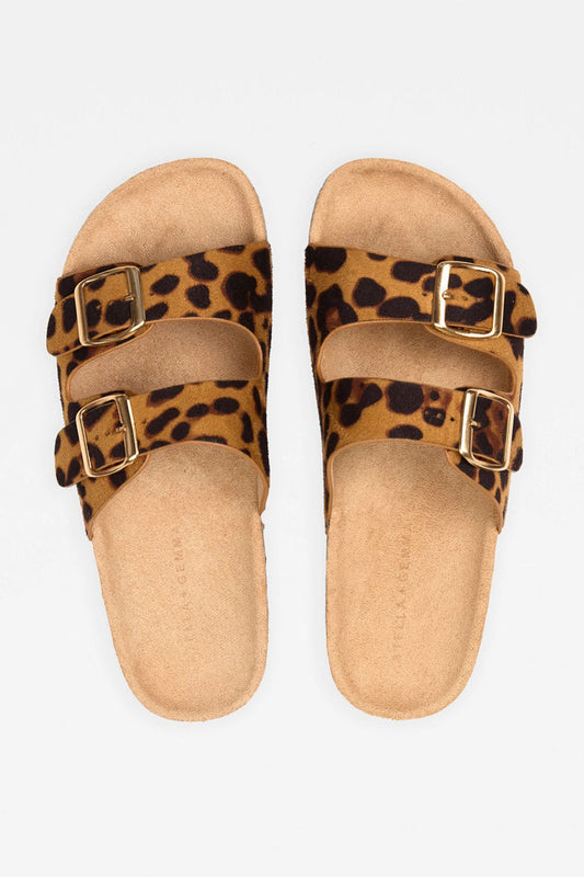 STELLA + GEMMA MARILOU SLIDE - LEOPARD - THE VOGUE STORE