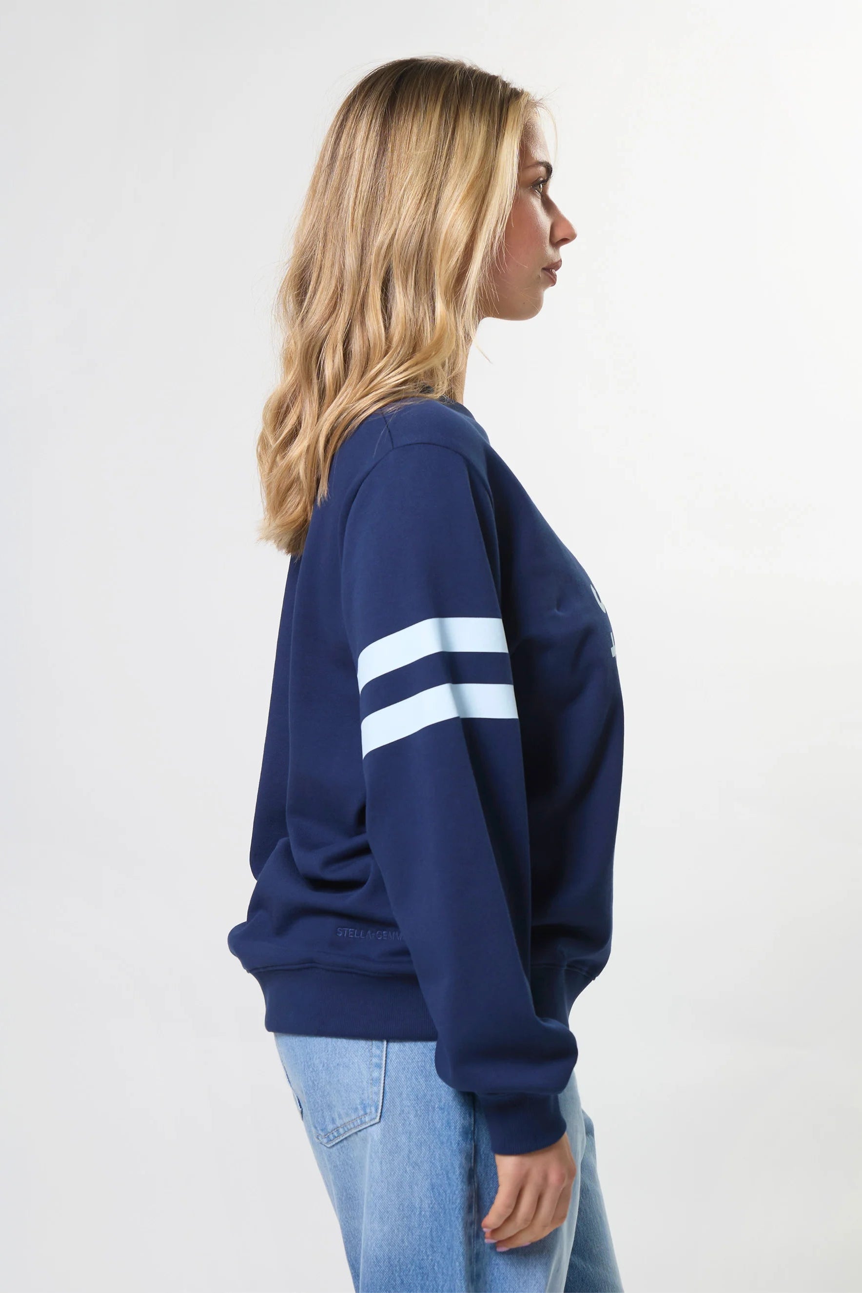 STELLA + GEMMA ESSENTIAL SWEAT ROTATION - NAVY - THE VOGUE STORE