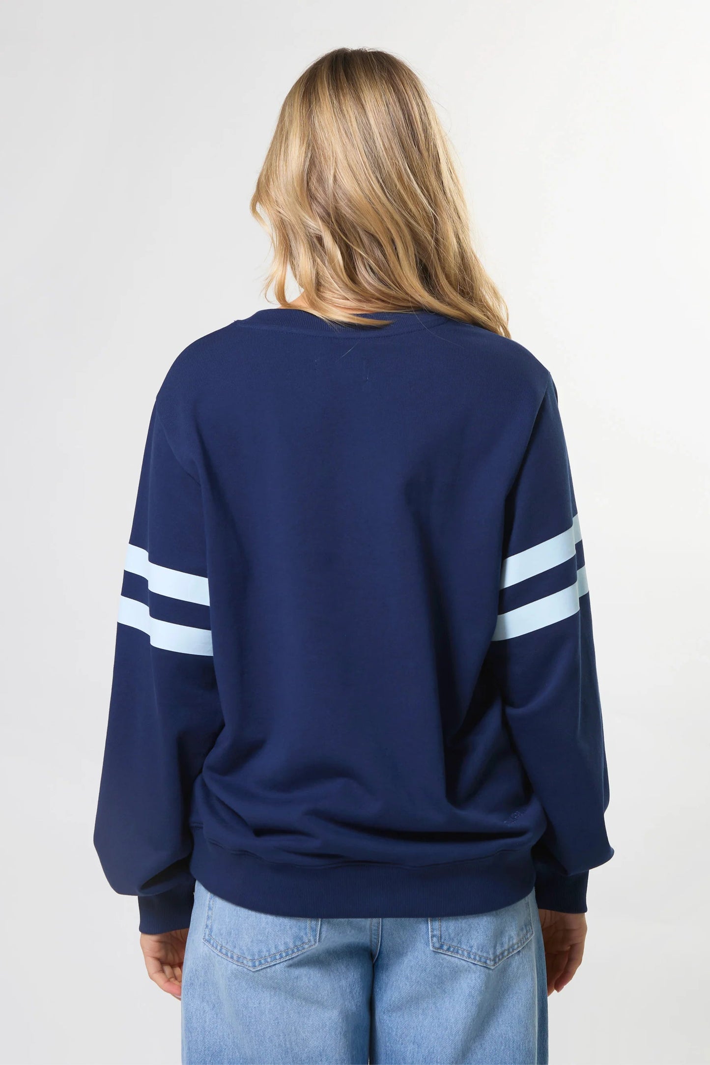 STELLA + GEMMA ESSENTIAL SWEAT ROTATION - NAVY - THE VOGUE STORE