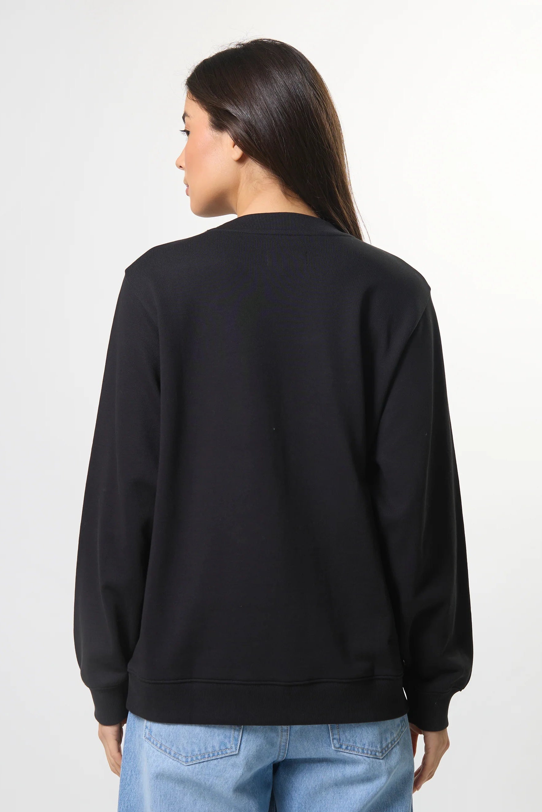 STELLA + GEMMA ESSENTIAL SWEAT - BLACK COCOA BLOOMS - THE VOGUE STORE