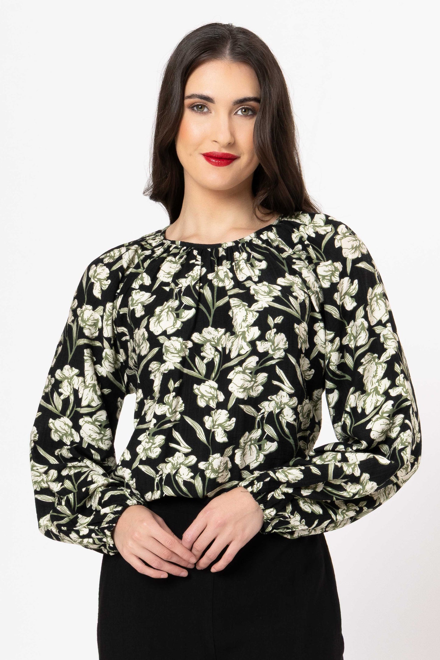 SEEKING LOLA UNITED TOP - OLIVE GROVE - THE VOGUE STORE