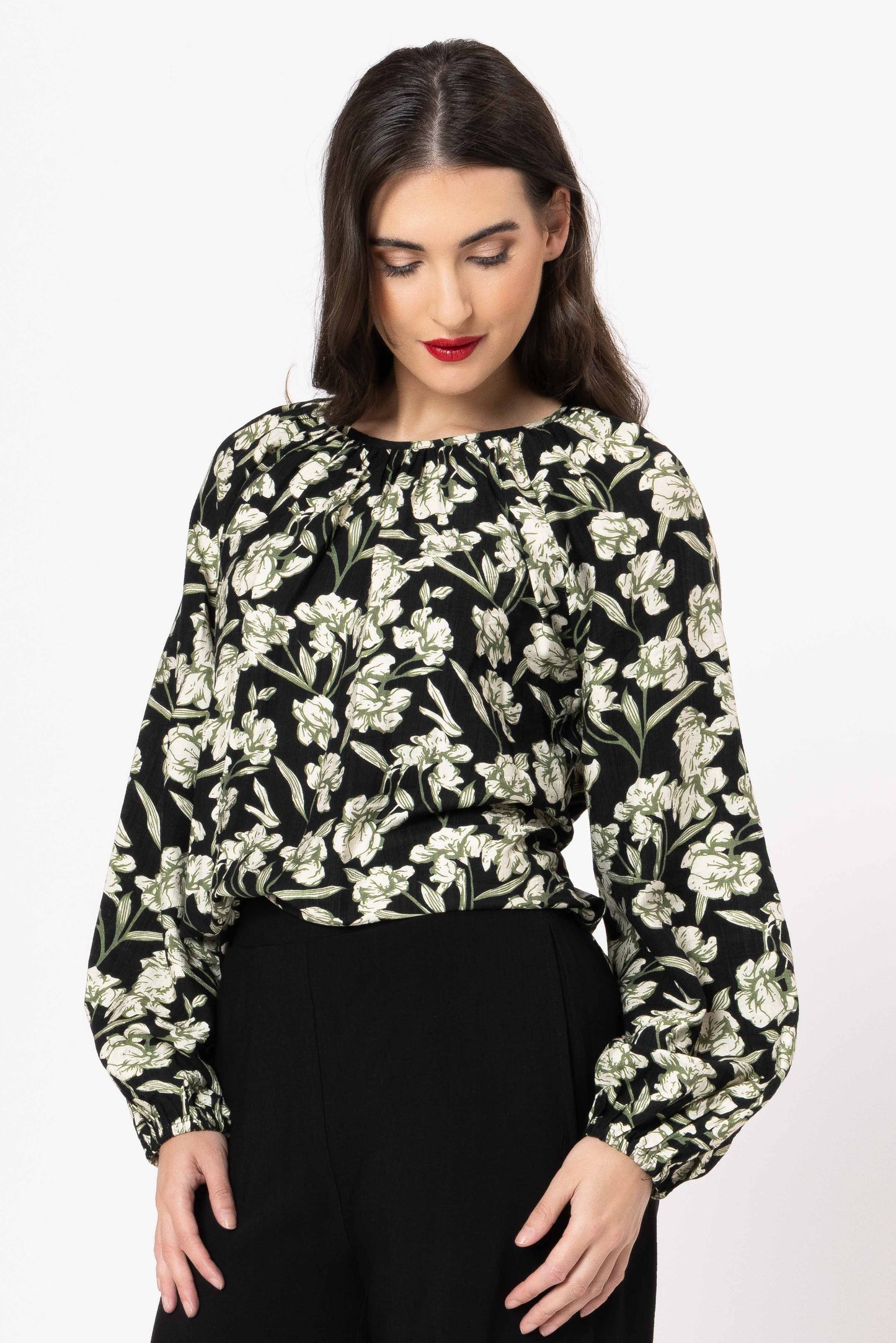 SEEKING LOLA UNITED TOP - OLIVE GROVE - THE VOGUE STORE