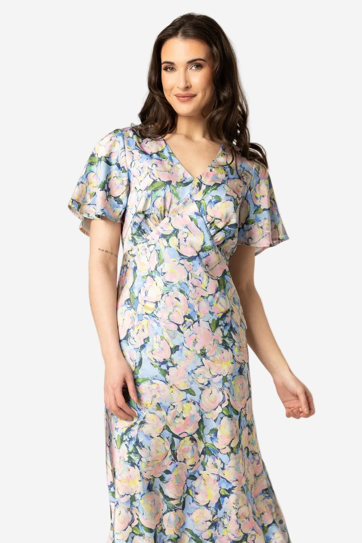 SEEKING LOLA APPLAUSE DRESS - MONET - THE VOGUE STORE