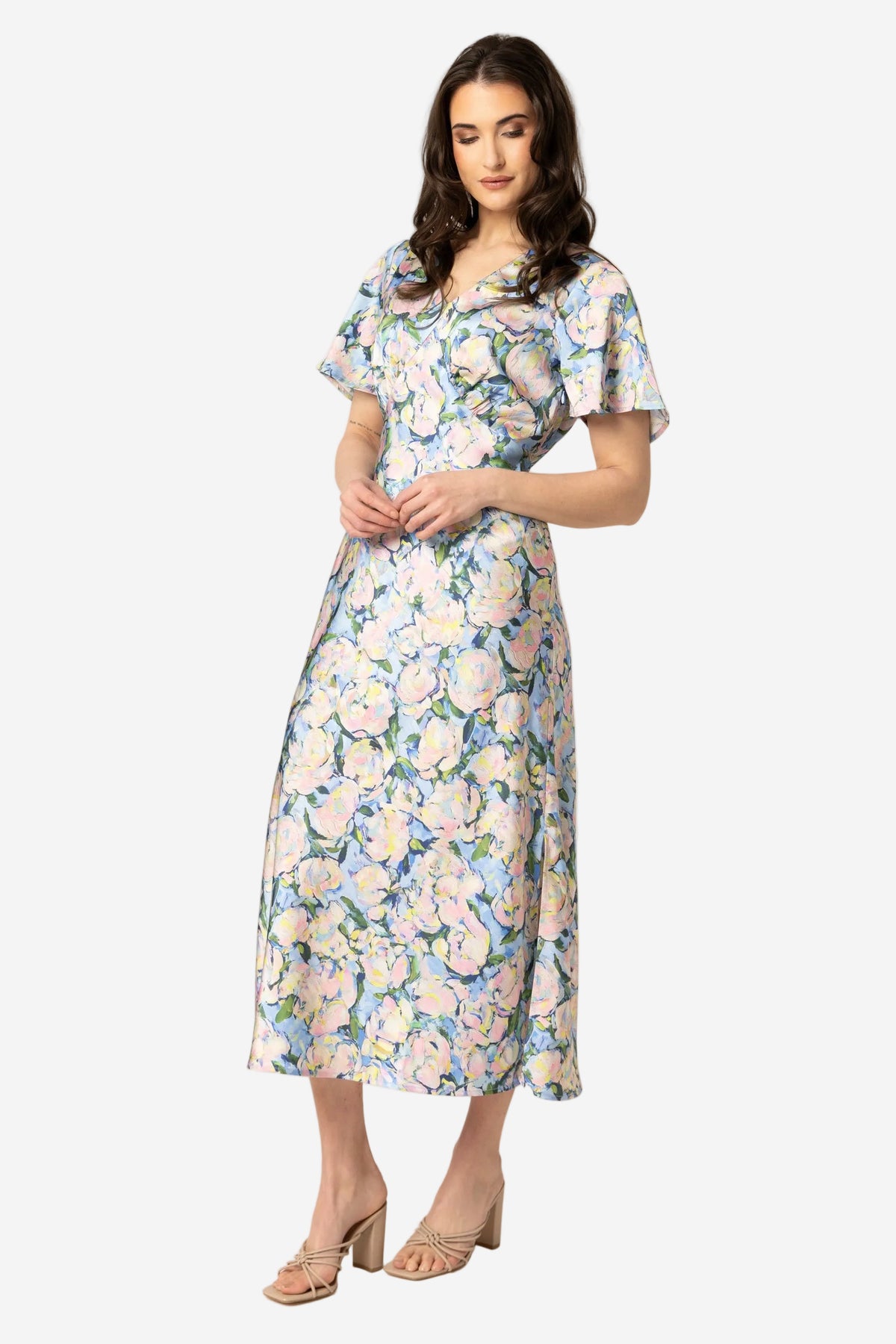 SEEKING LOLA APPLAUSE DRESS - MONET - THE VOGUE STORE