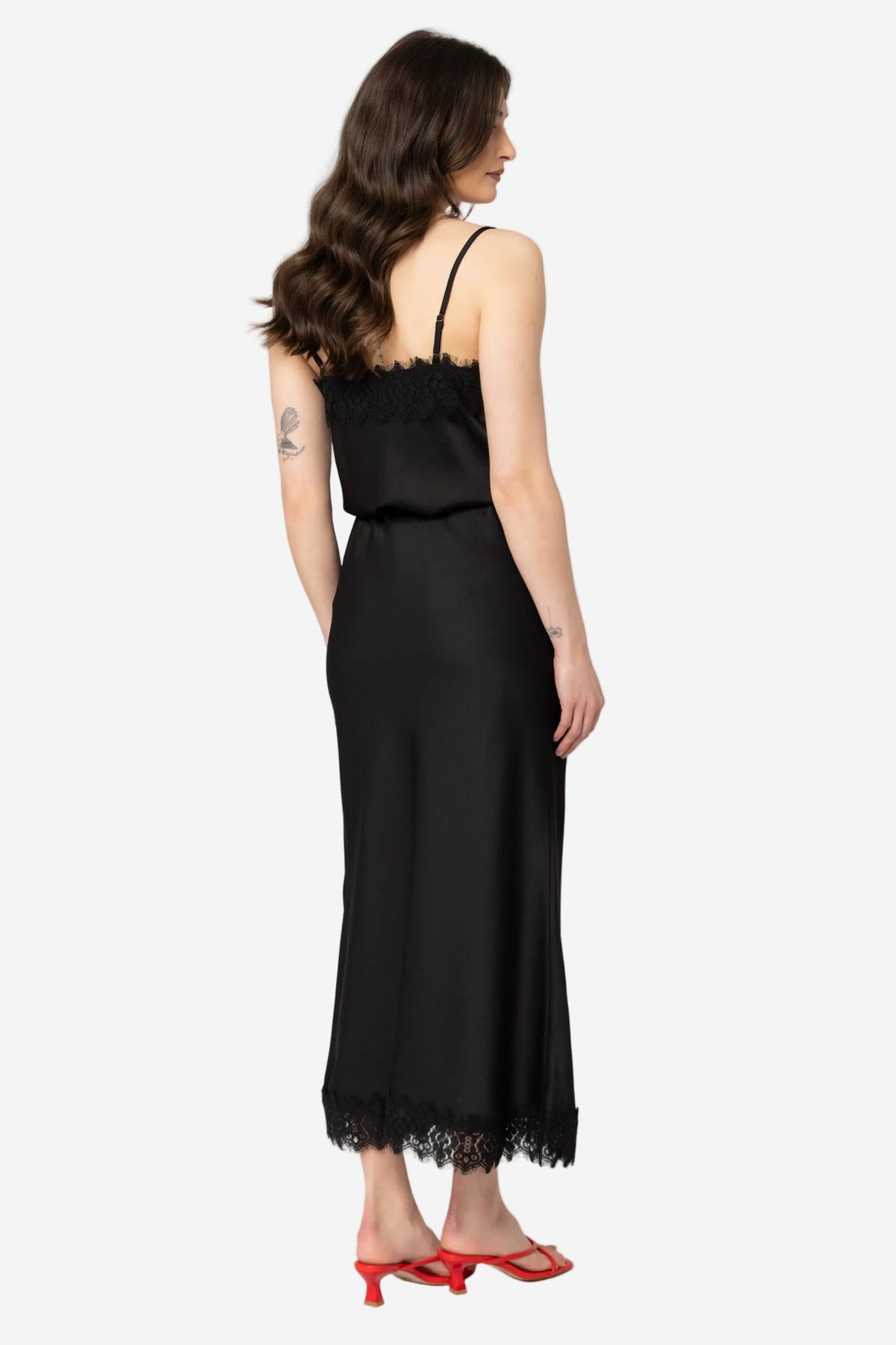 LEILA + LUCA LACE CAMI - BLACK - THE VOGUE STORE