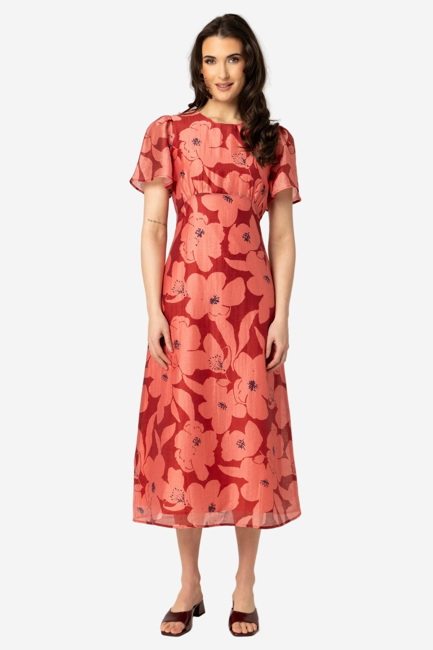 SEEKING LOLA ANGEL DRESS - PINK BLOOM - THE VOGUE STORE