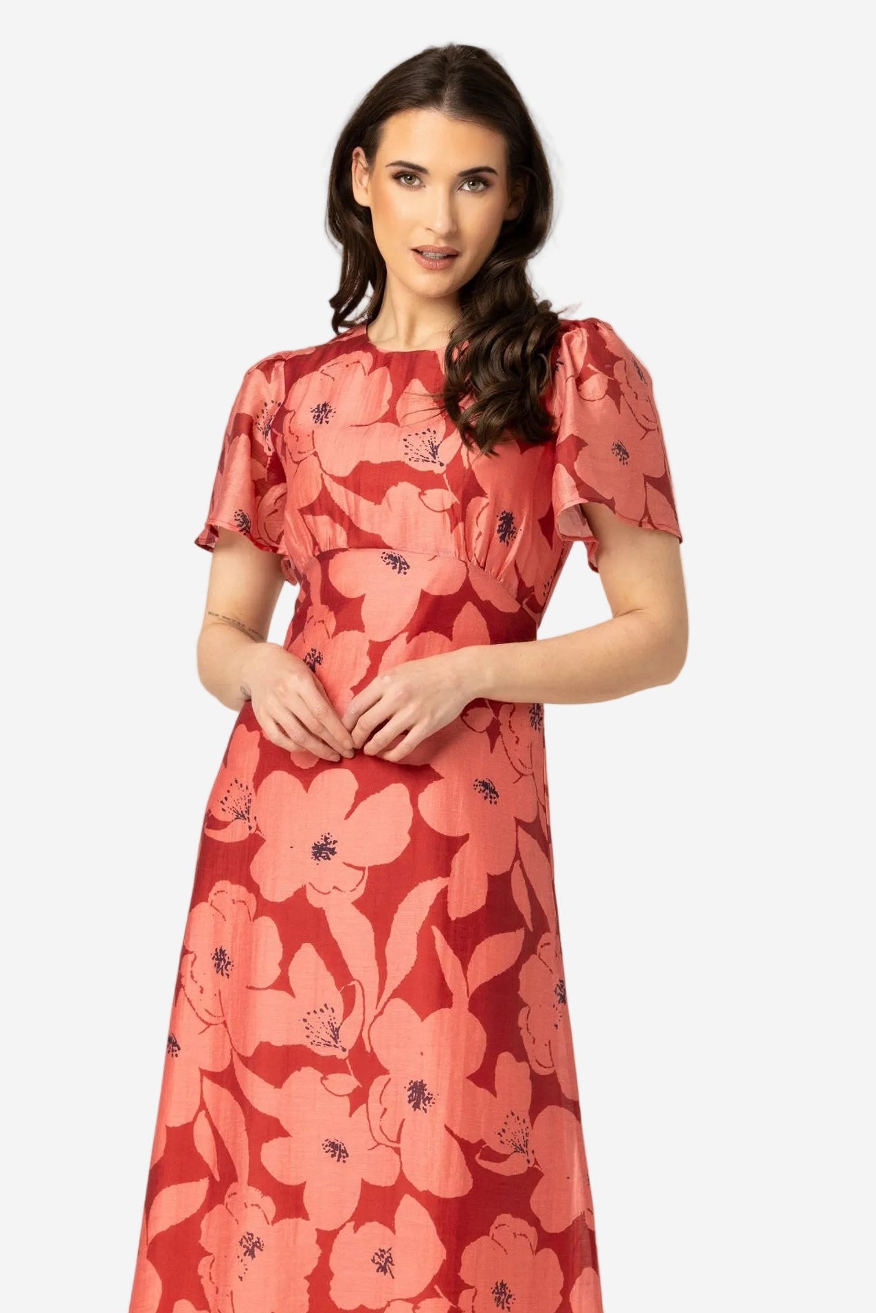 SEEKING LOLA ANGEL DRESS - PINK BLOOM - THE VOGUE STORE