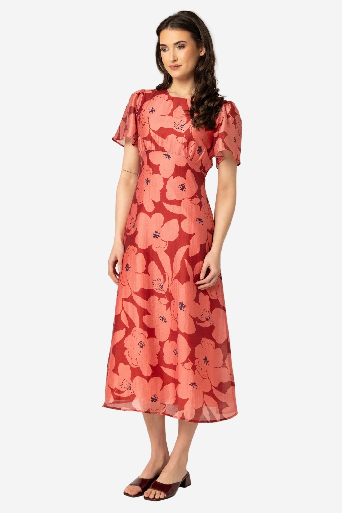 SEEKING LOLA ANGEL DRESS - PINK BLOOM - THE VOGUE STORE