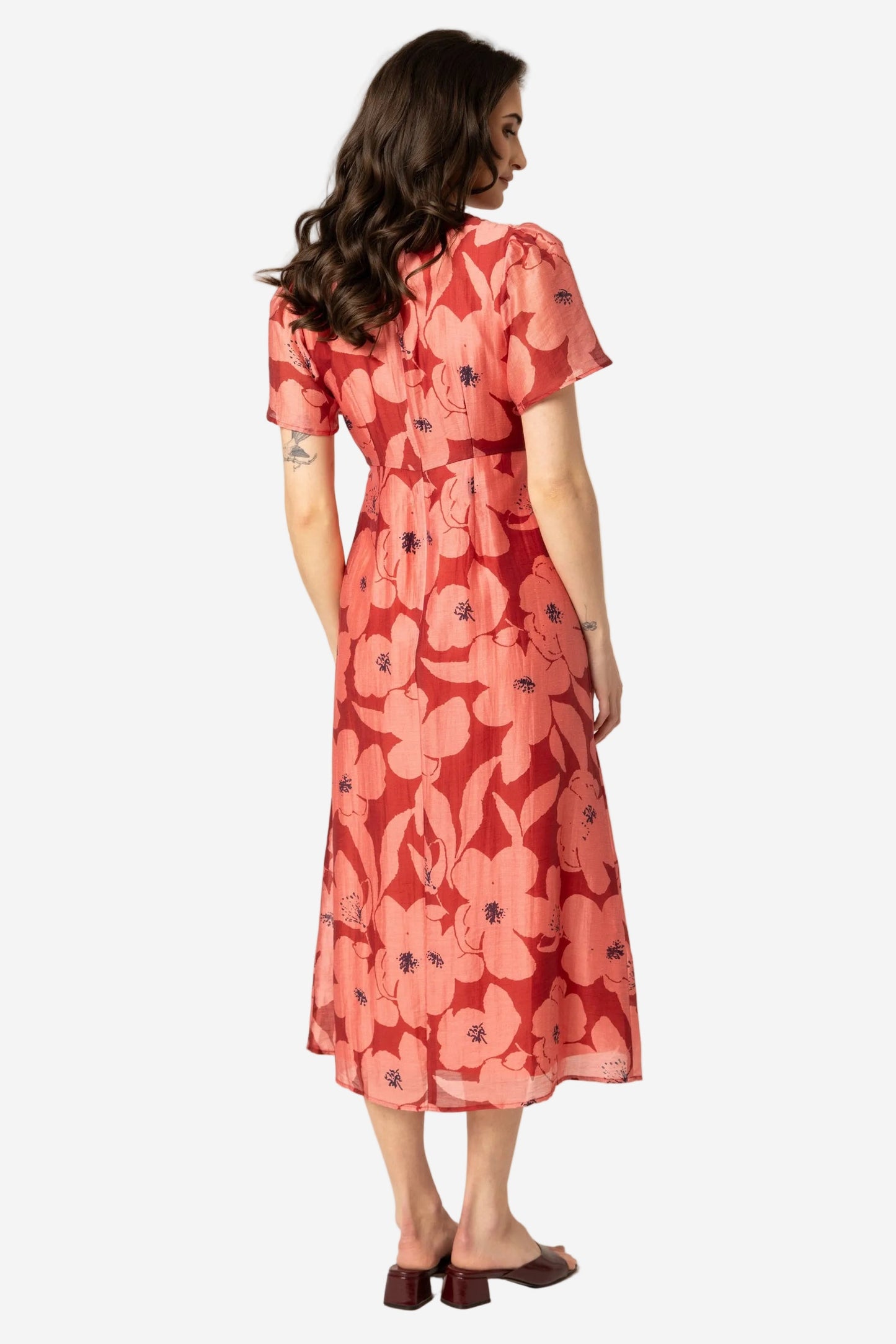 SEEKING LOLA ANGEL DRESS - PINK BLOOM - THE VOGUE STORE