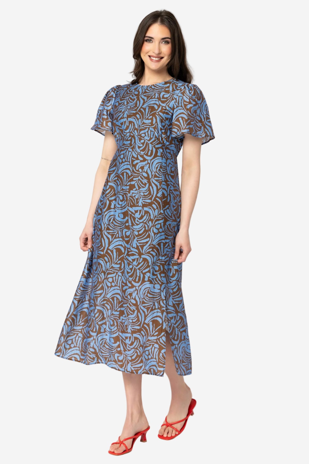 SEEKING LOLA ANGEL DRESS - CHOC MISTIQUE - THE VOGUE STORE