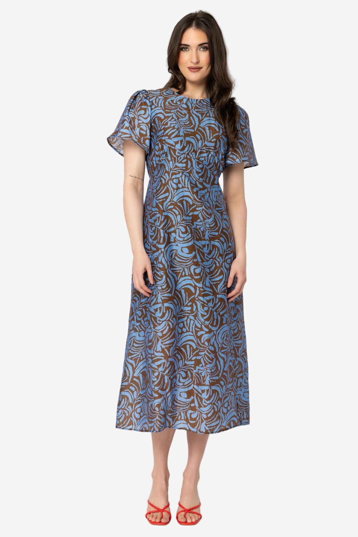 SEEKING LOLA ANGEL DRESS - CHOC MISTIQUE - THE VOGUE STORE