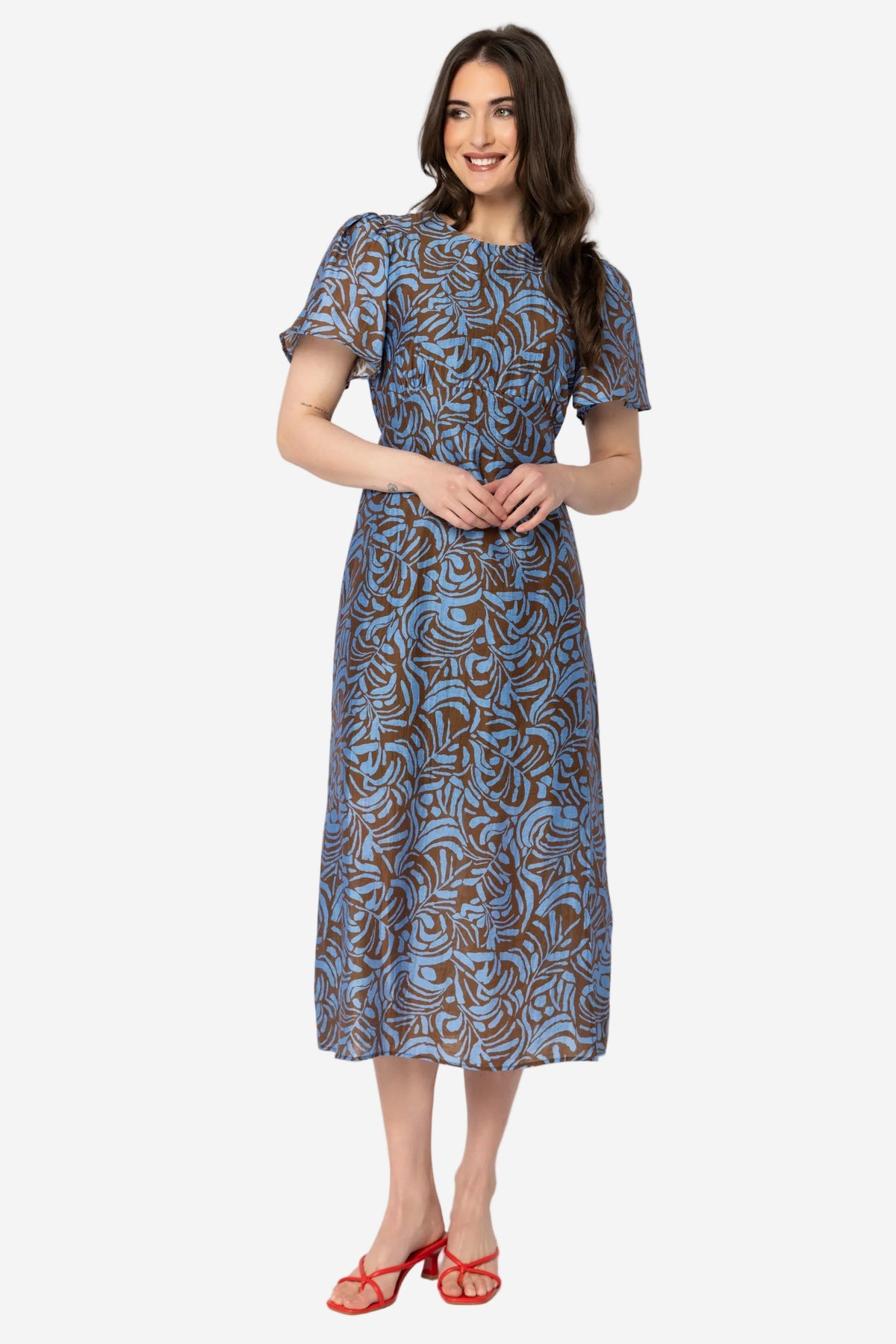 SEEKING LOLA ANGEL DRESS - CHOC MISTIQUE - THE VOGUE STORE