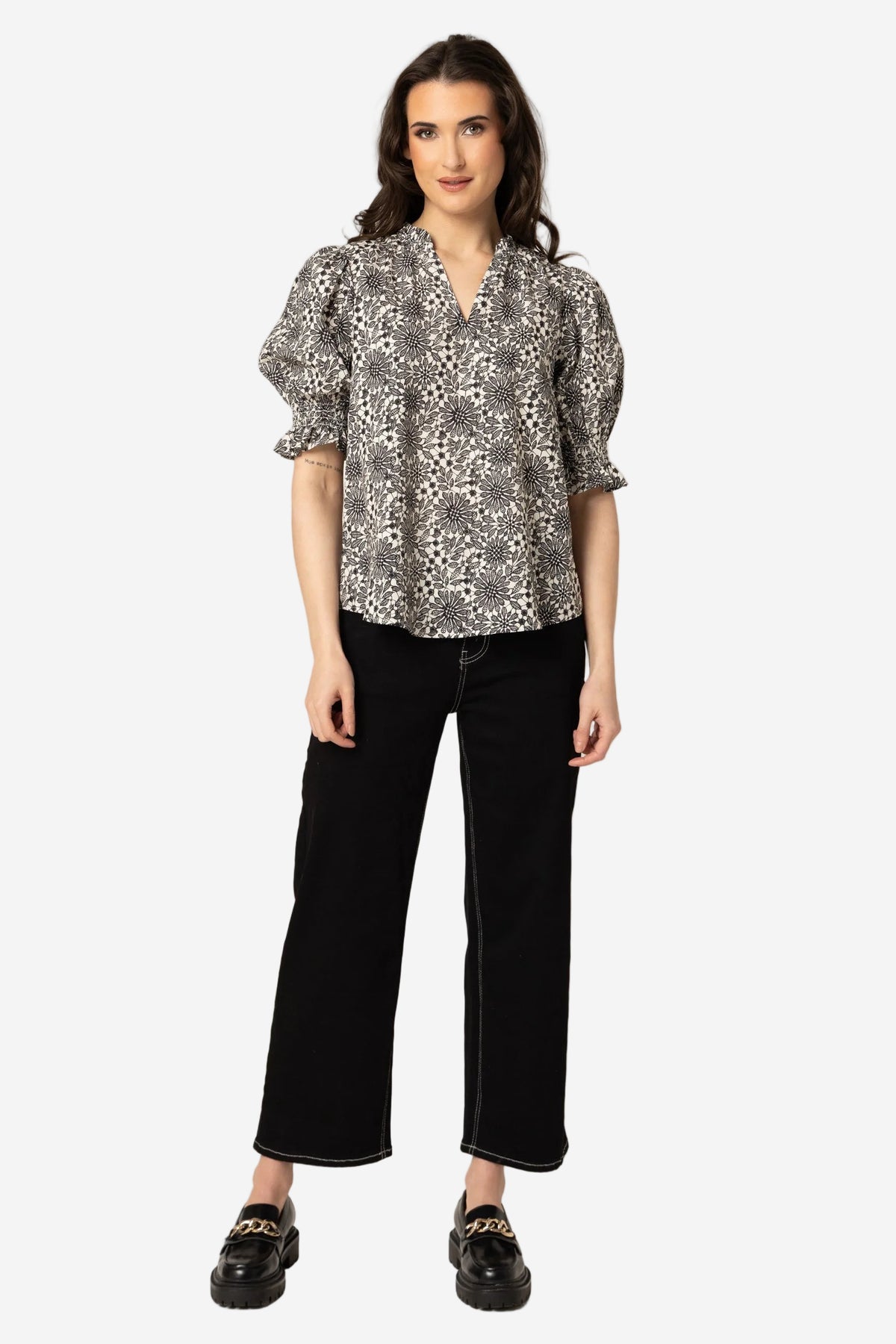 SEEKING LOLA ADMIRATION TOP - MONO STITCH - THE VOGUE STORE