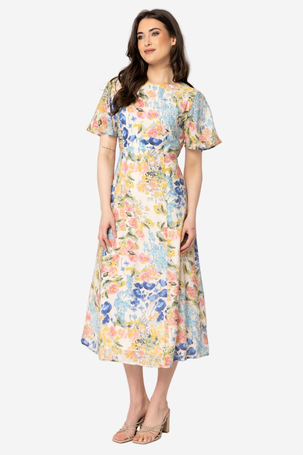 SEEKING LOLA MAGICAL DRESS - FLORAL MULTI - THE VOGUE STORE