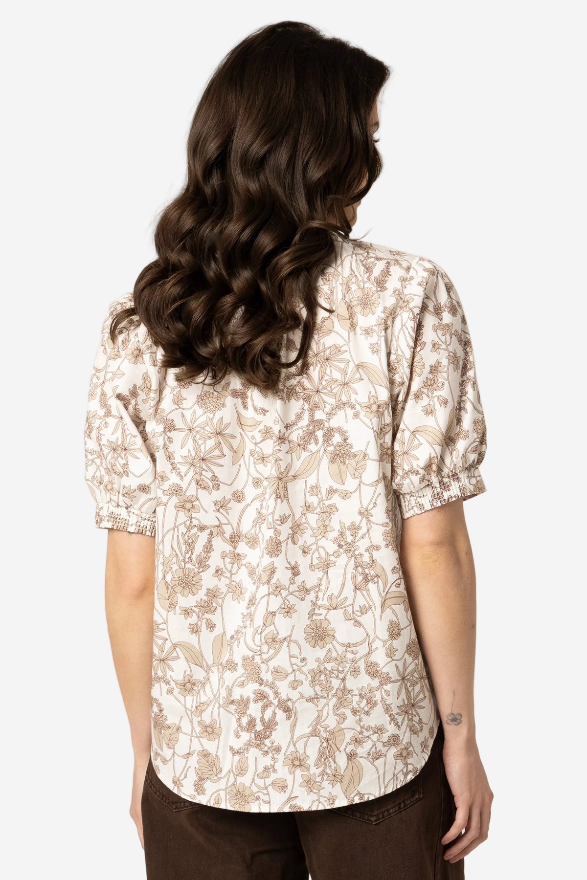 SEEKING LOLA RESOLUTE TOP - MINK SPRIG - THE VOGUE STORE