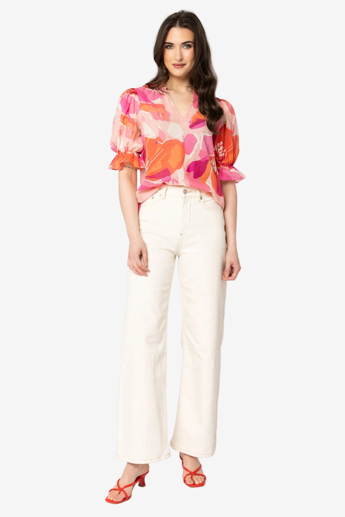 SEEKING LOLA HONEST TOP - STRAWBERRY PUNCH - THE VOGUE STORE