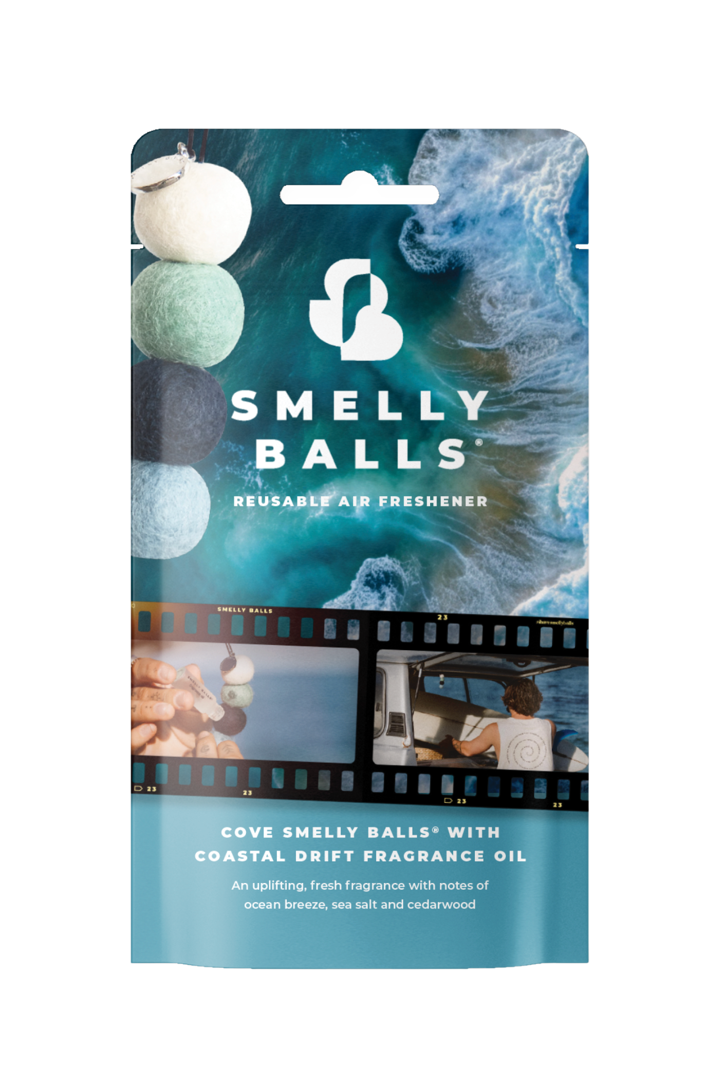 SMELLY BALLS AIR FRESHENER COVE SET - COASTAL DRIFT - THE VOGUE STORE
