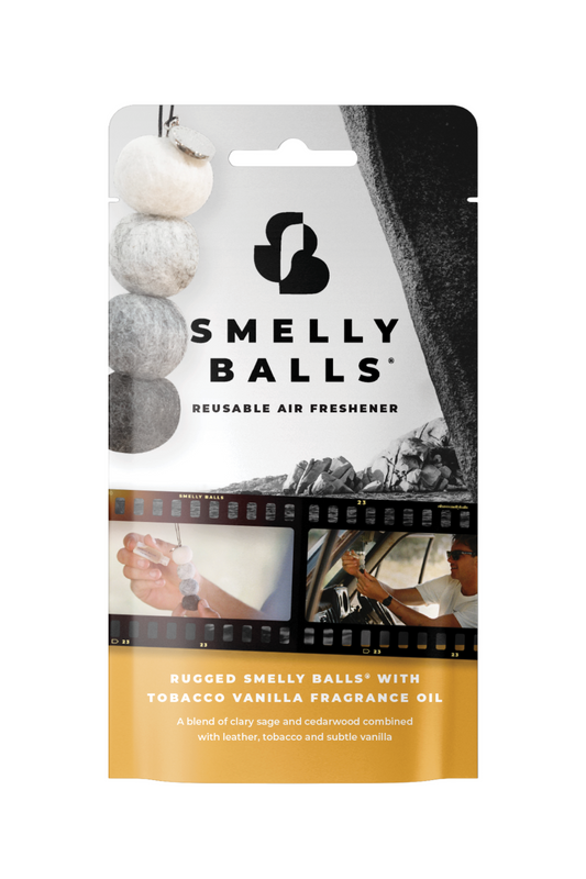 SMELLY BALLS AIR FRESHENER RUGGED SET - TOBACCO VANILLA - THE VOGUE STORE
