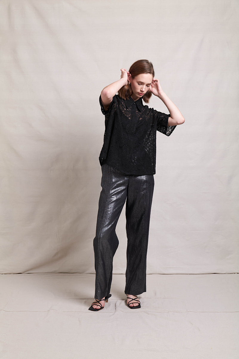 NERIS IN ORE PANT - ONYX - THE VOGUE STORE