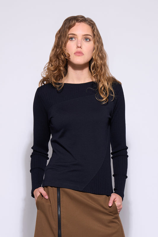 NERIS DIVINE ANGLES TOP - BLUE MOON - THE VOGUE STORE
