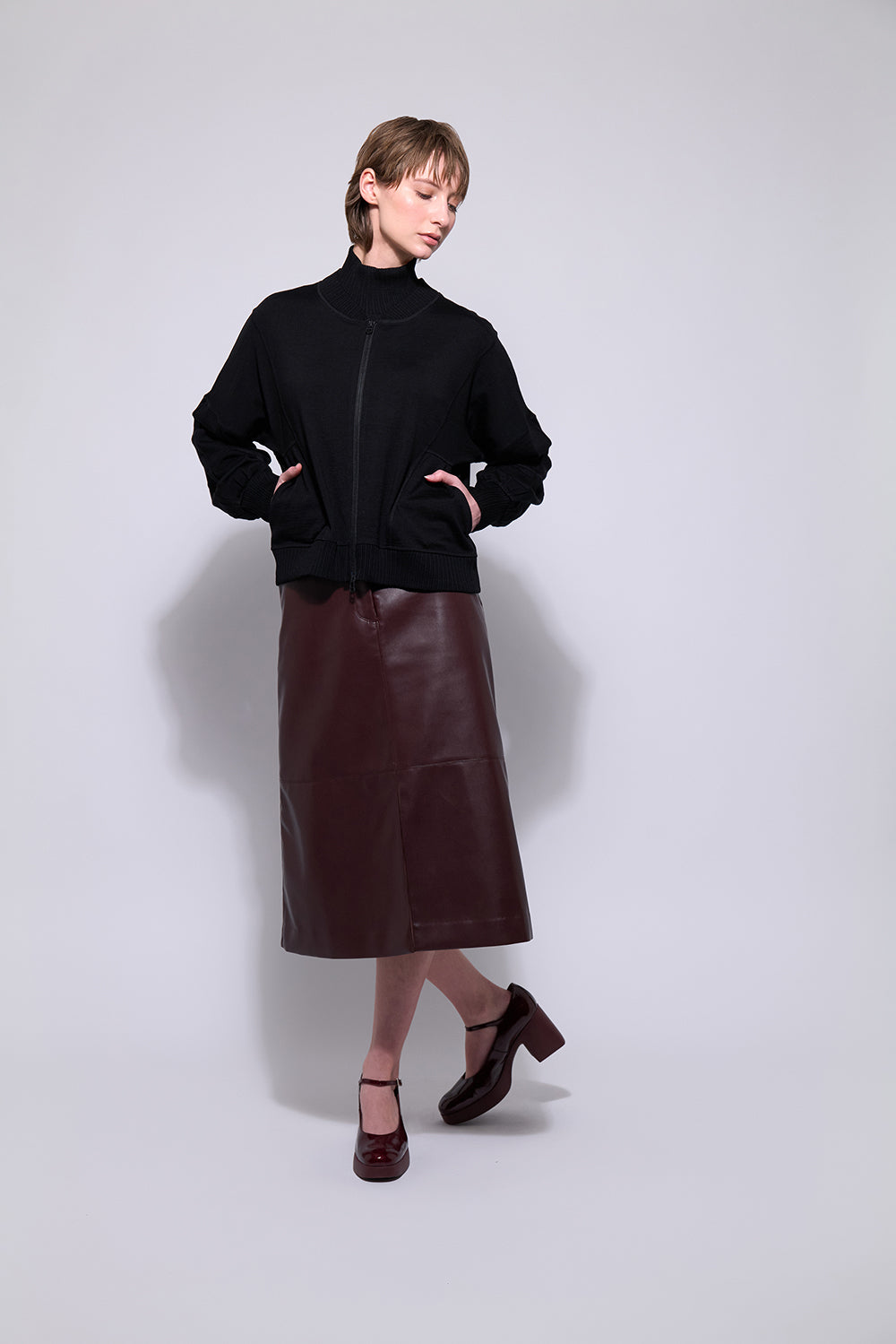 NERIS FLIGHT PLAN MERINO - BLACK - THE VOGUE STORE