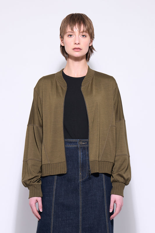 NERIS FLIGHT PLAN MERINO - PESTO - THE VOGUE STORE