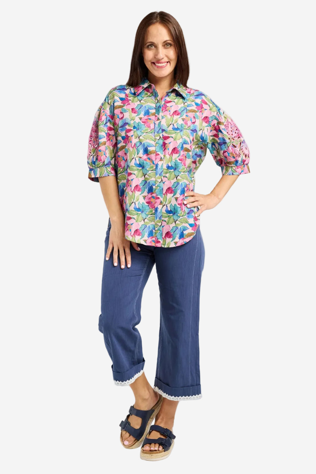 SEDUCE VINA BLOUSE - AQUARELLE - THE VOGUE STORE