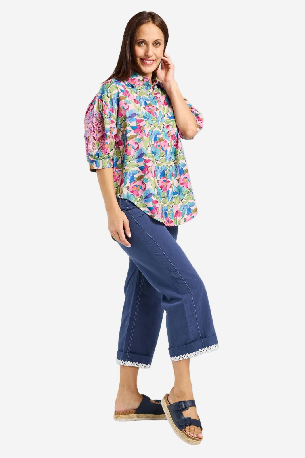 SEDUCE VINA BLOUSE - AQUARELLE - THE VOGUE STORE
