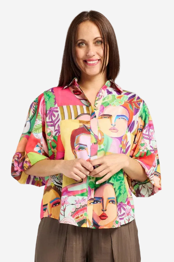 SEDUCE LANI BLOUSE - PORTRAIT - THE VOGUE STORE