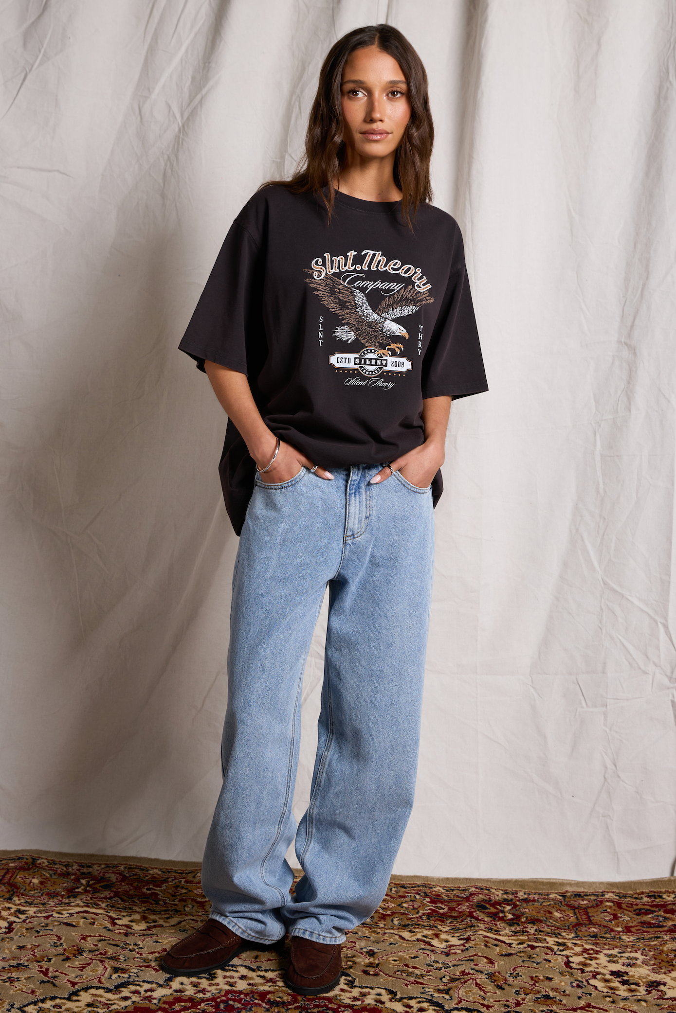 SILENT THEORY LEGACY TEE -WASHED BLACK - THE VOGUE STORE