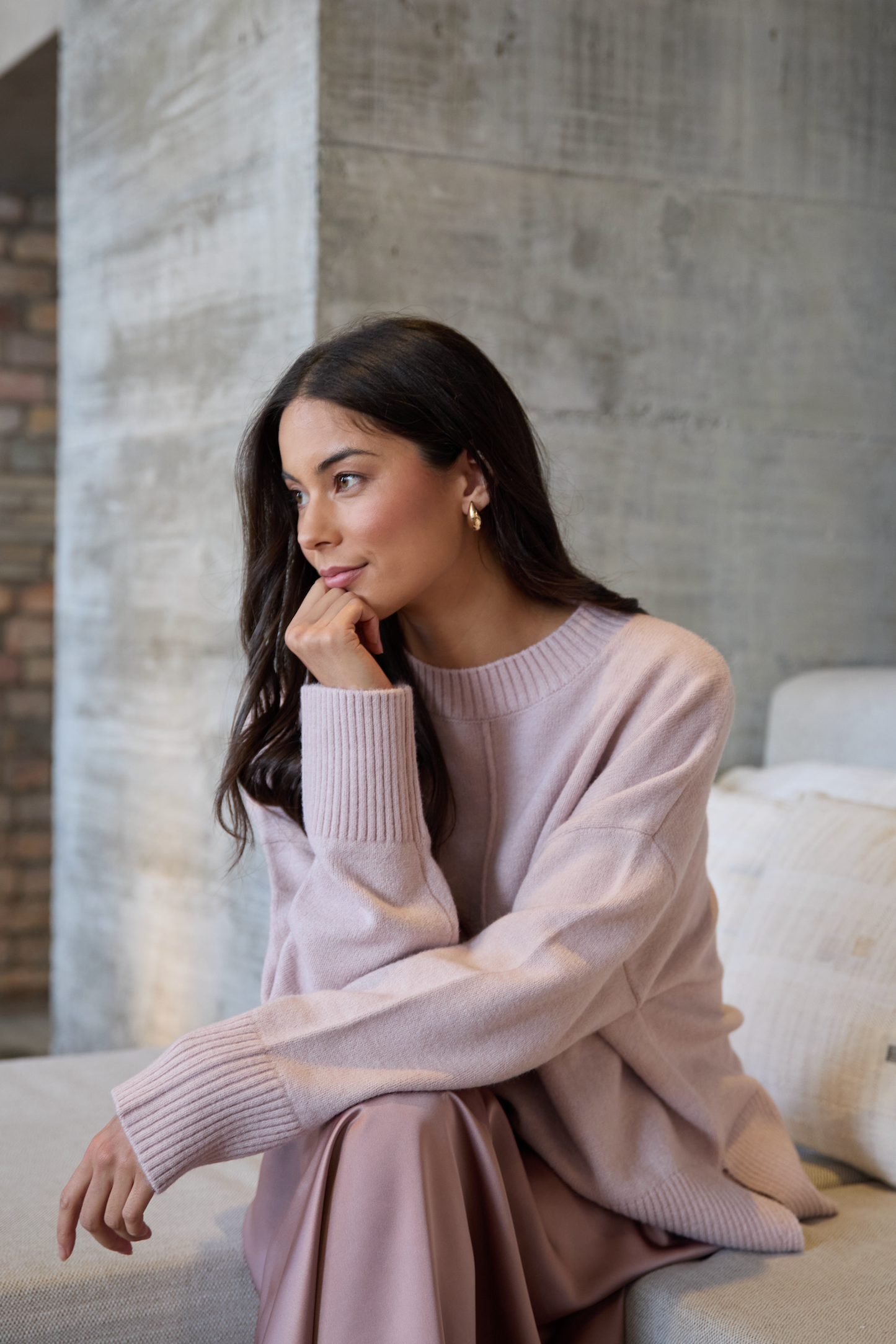 STELLA + GEMMA PIETER KNIT - WHISPER PINK