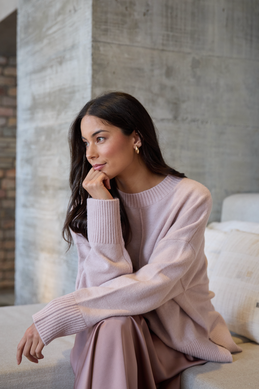 STELLA + GEMMA PIETER KNIT - WHISPER PINK