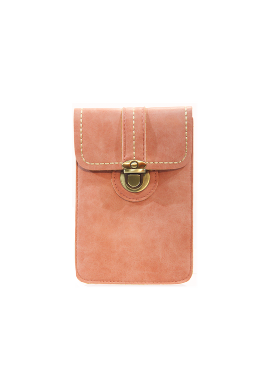 SASSY DUCK CINDY X BODY POUCH - PEACH - THE VOGUE STORE