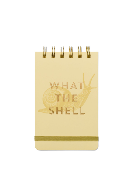 VINTAGE SASS WHAT THE SHELL NOTEPAD