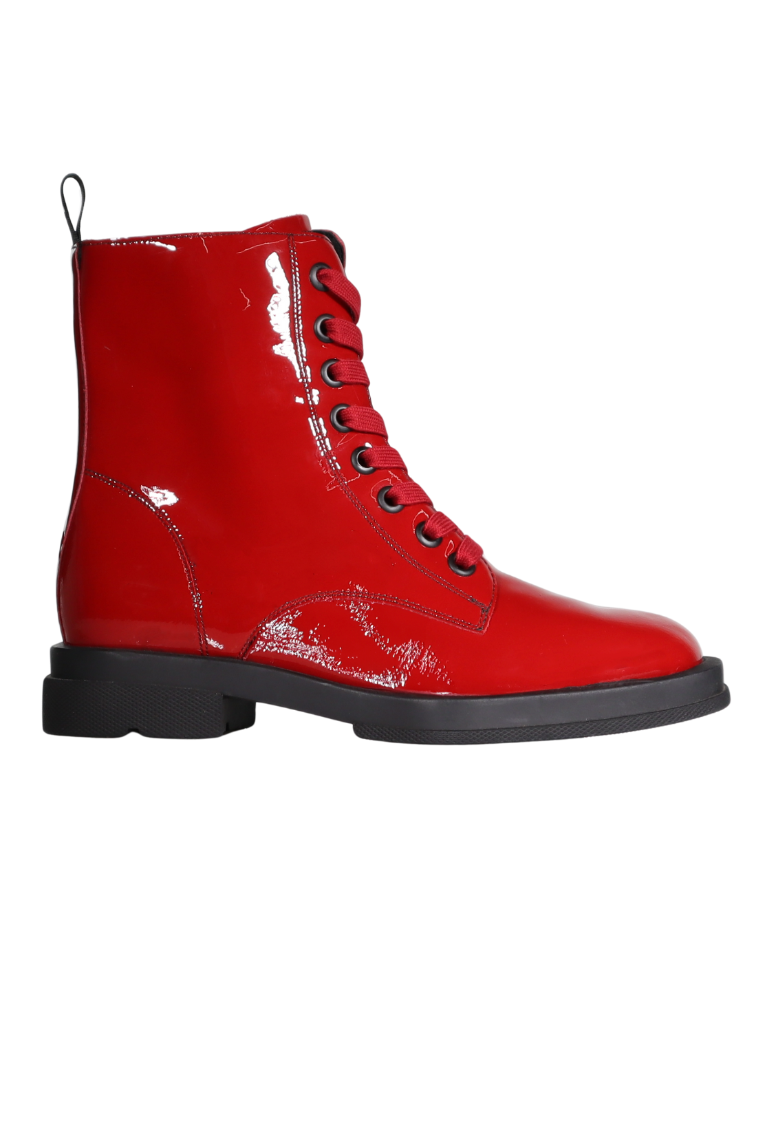 MINX MILLIE - WINTER RED CRINKLE PATENT - THE VOGUE STORE