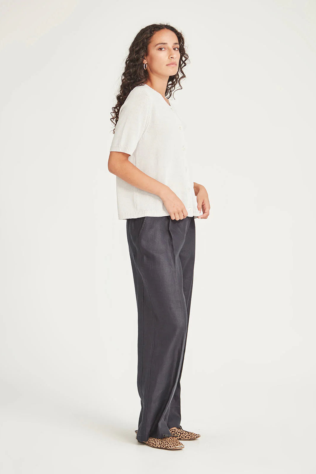 SILLS OTTO CARDIGAN - PUMICE - THE VOGUE STORE