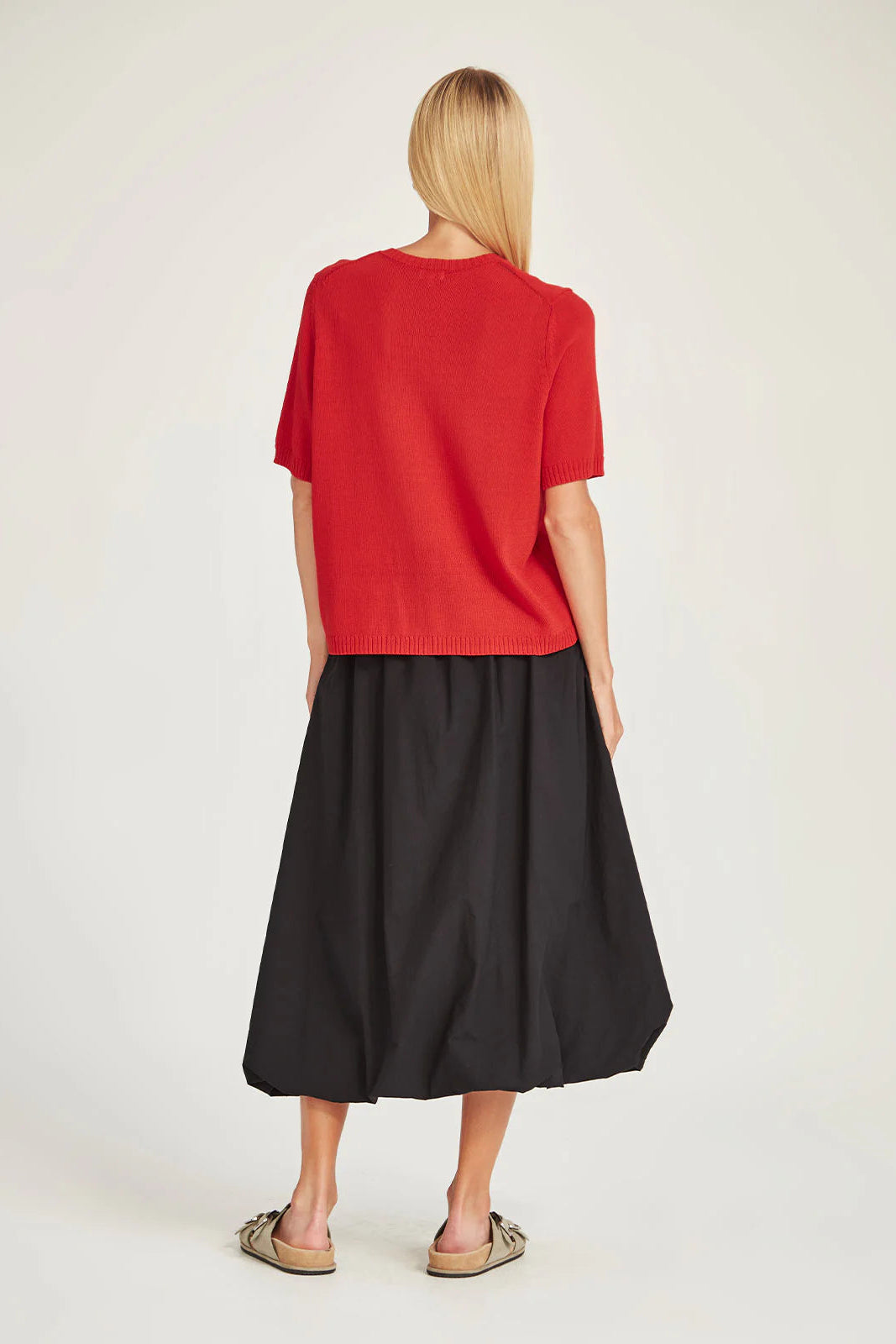 SILLS OTTO CARDIGAN - SCARLET - THE VOGUE STORE