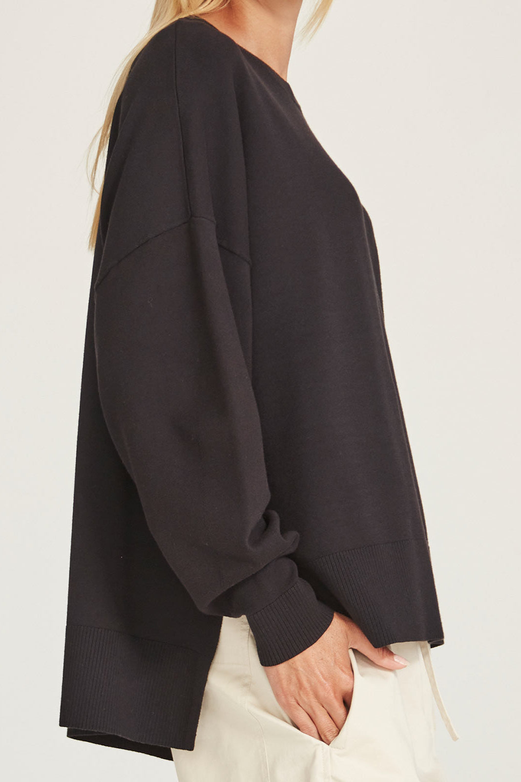 SILLS CHARLI SWEATER - BLACK - THE VOGUE STORE