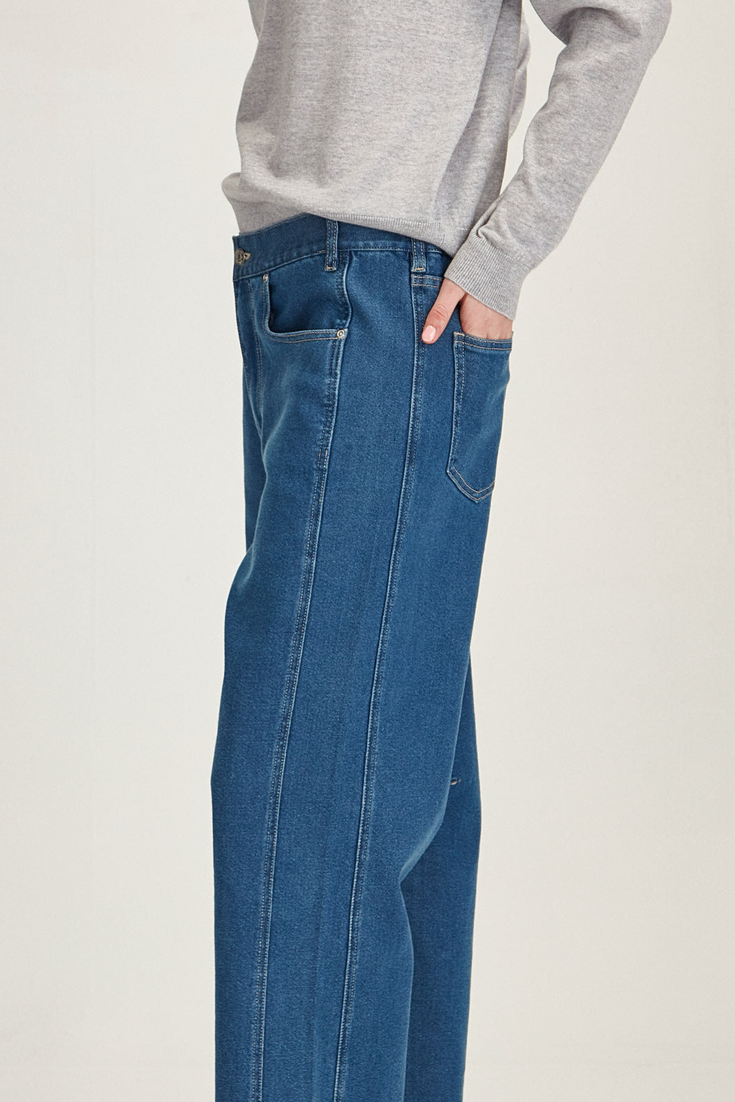 SILLS BRANWELL JEAN - MID WASH BLUE - THE VOGUE STORE