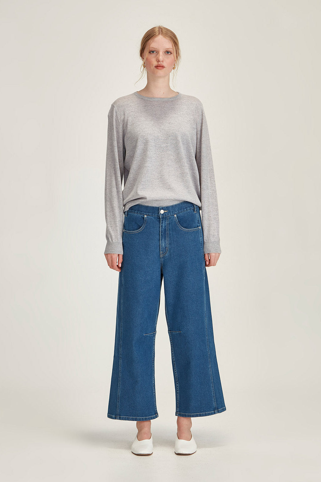 SILLS BRANWELL JEAN - MID WASH BLUE - THE VOGUE STORE