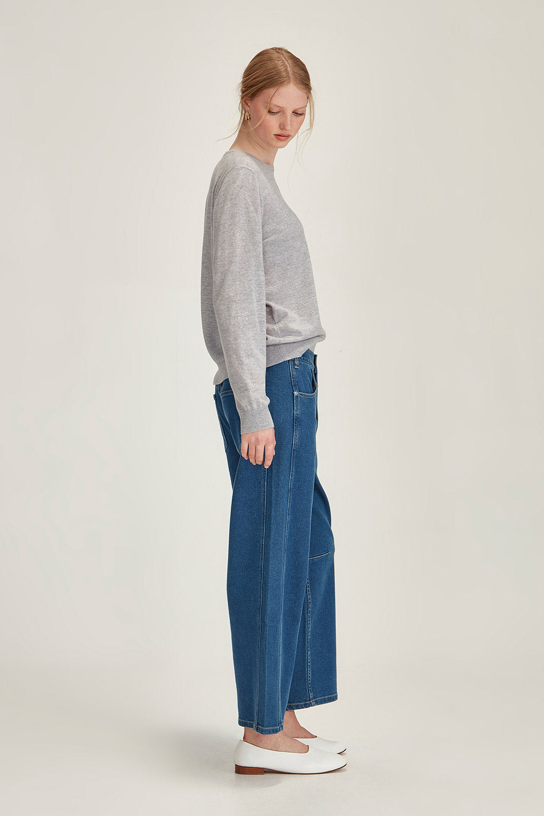 SILLS BRANWELL JEAN - MID WASH BLUE - THE VOGUE STORE