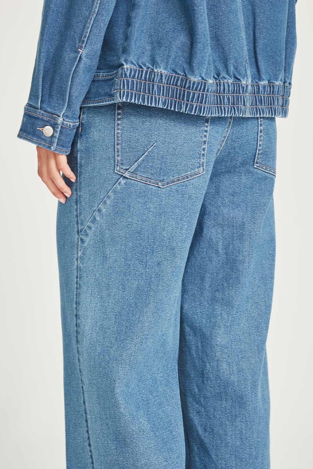 SILLS MADISON DENIM JEAN - MID WASH - THE VOGUE STORE