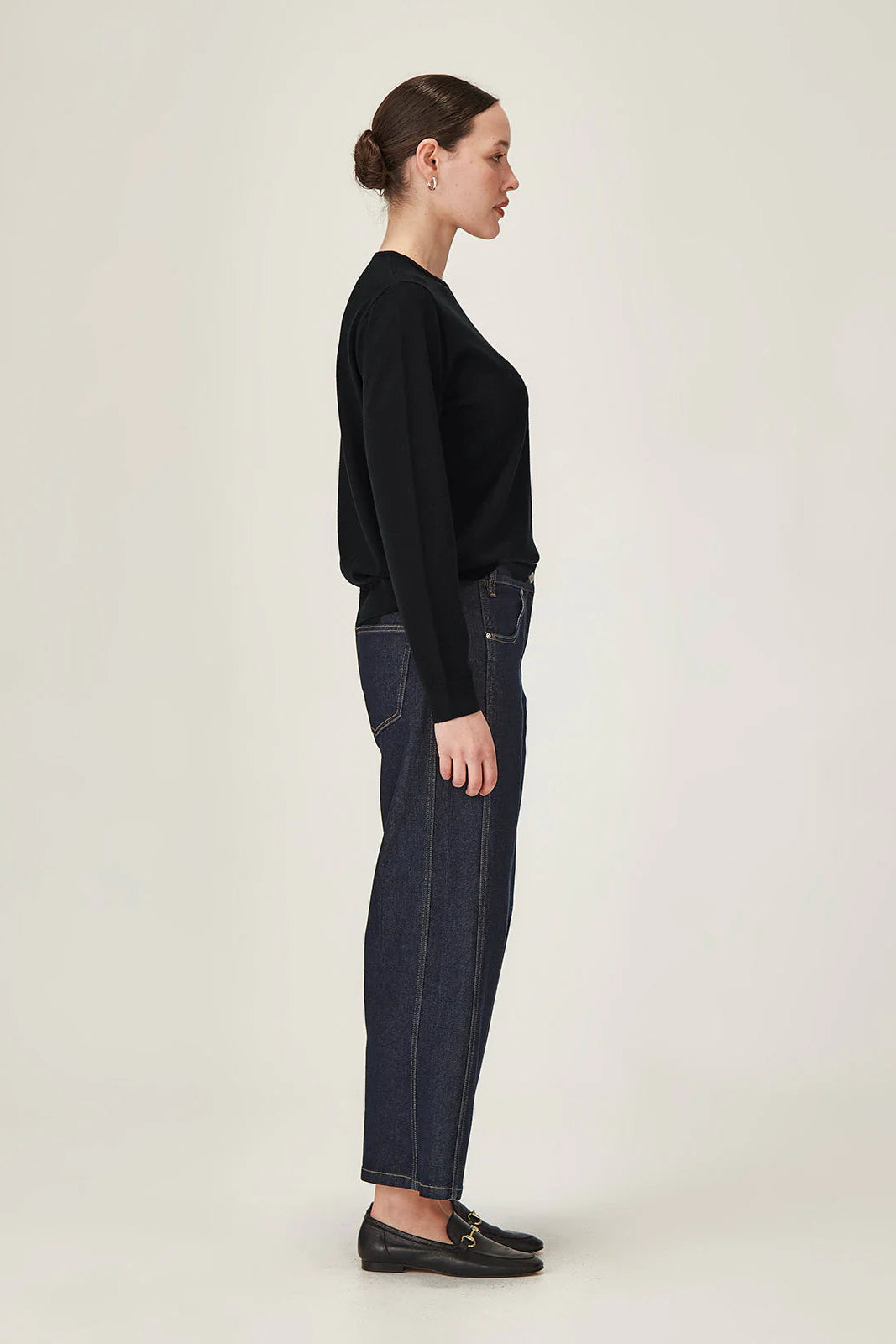 SILLS ISABEL MERINO SWEATER - BLACK - THE VOGUE STORE