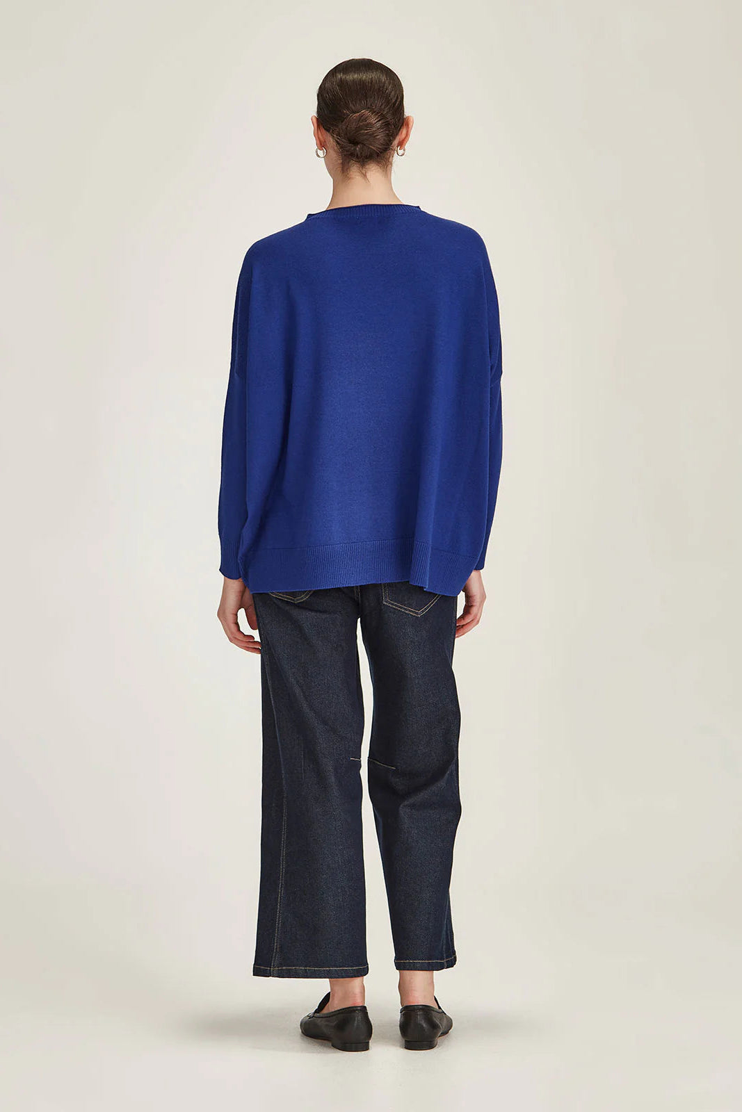 SILLS GEMMA MERINO WEEKENDER - COBALT - THE VOGUE STORE