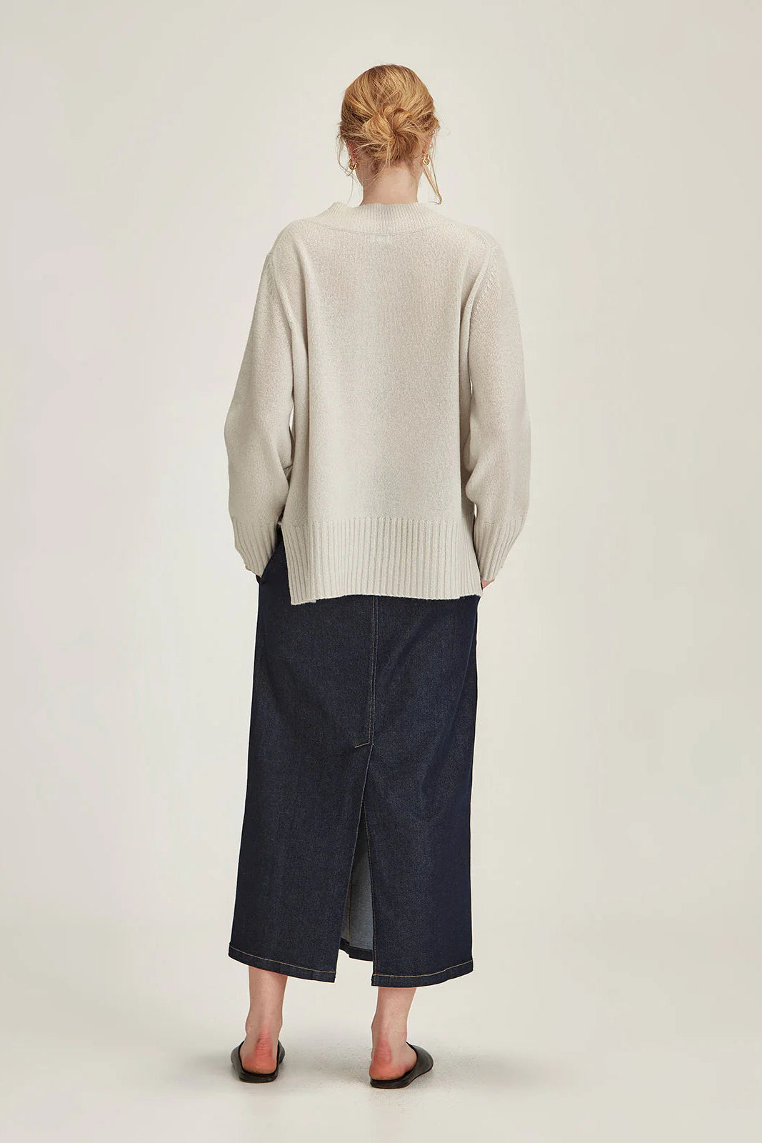SILLS REI MERINO SWEATER - VAPOUR - THE VOGUE STORE