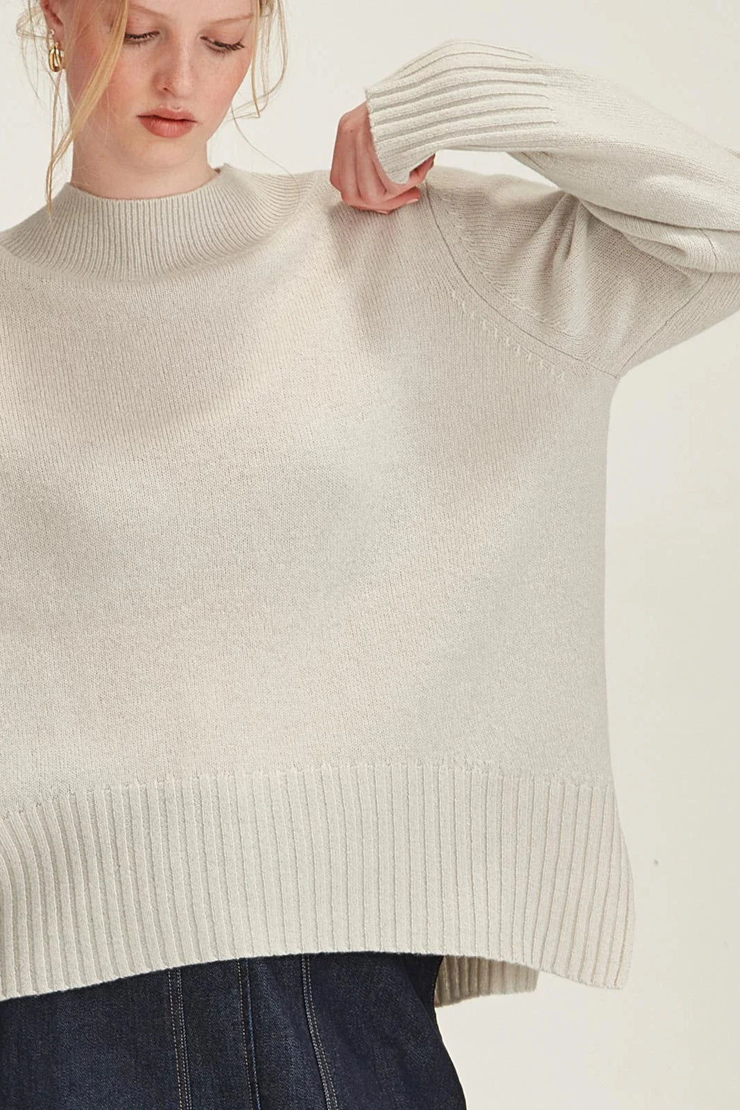 SILLS REI MERINO SWEATER - VAPOUR - THE VOGUE STORE