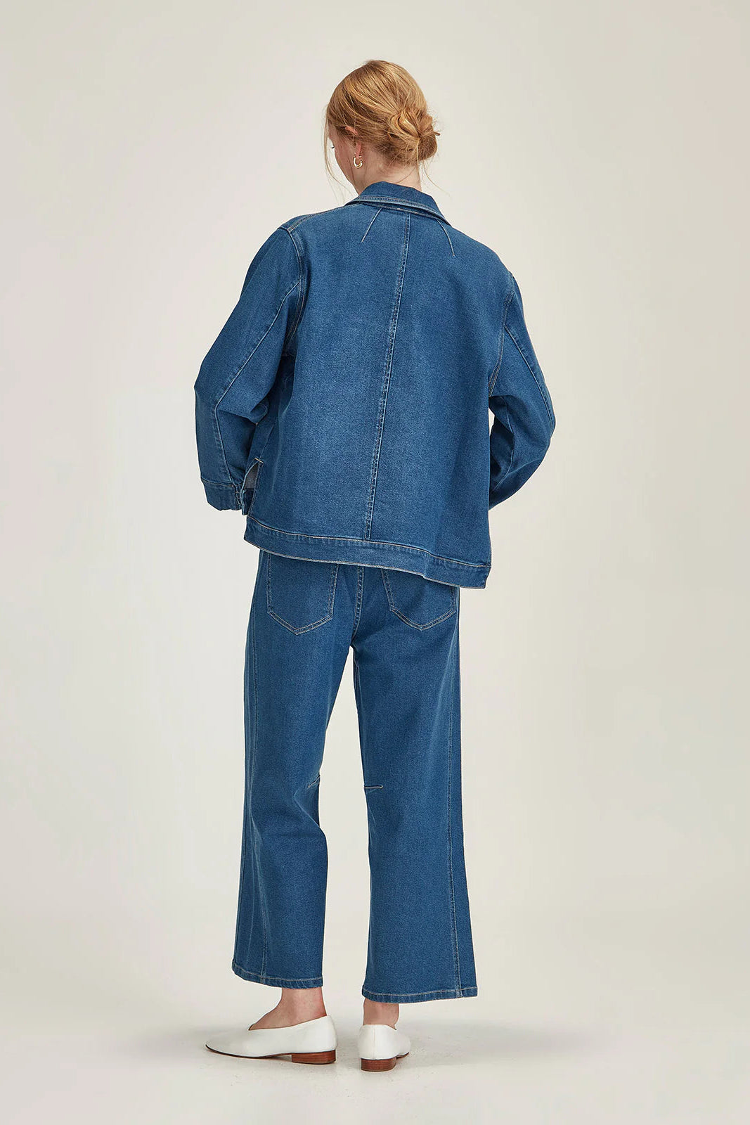 SILLS BEAUMONT JACKET - MID WASH - THE VOGUE STORE